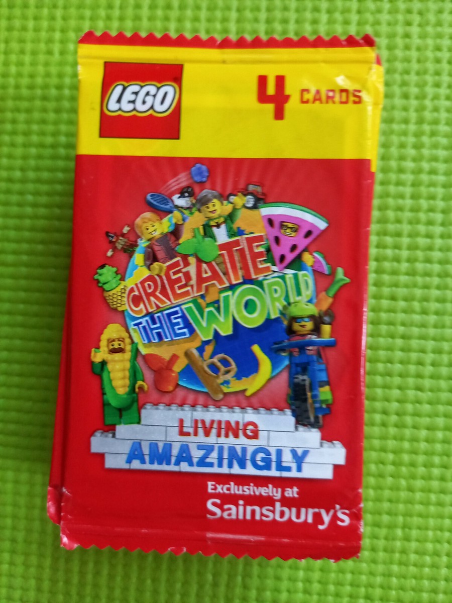 Sainsburys Living Amazingly Lego Cards 21 Packs Of In