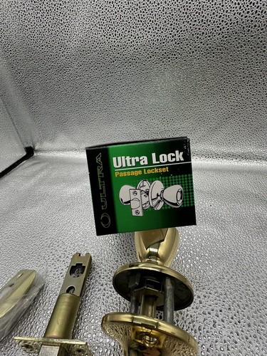 Ultra 44028 Rittenhouse Series Ultra Security Plus Hall and Closet Lockset Brass - Picture 7 of 9