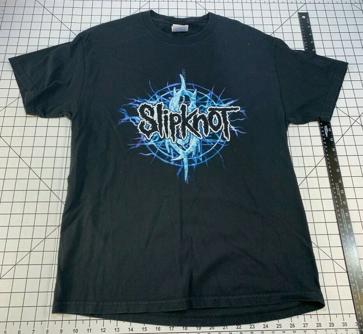 Vintage 90s 00s Slipknot Heavy Metal Rock Grunge Skate Band Tour 