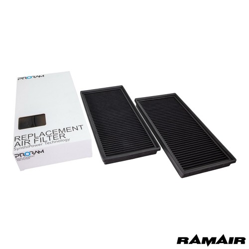 Ramair Pair of Performance Replacement Panel Air Filters To Fit Mercedes 55 AMG - Picture 3 of 4