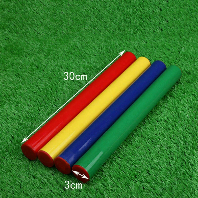 5PCS Athletic Racing Relay Baton 30cm Aluminium Alloy School Sports Accessory - Image 3 of 4