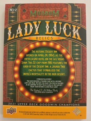 2021 Goodwin Champions Museum Collection #MCL-2 Lady Luck
