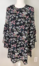 Lulu's Women's Sheath Dress Long Sleeve Floral Print Size Small S