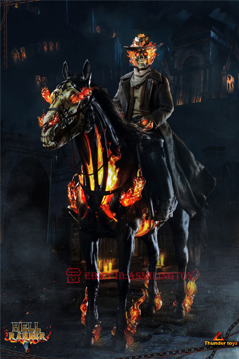 1/6 Thunder Toys TD2023B+C Ghost Rider Hell Ranger Figure Deluxe