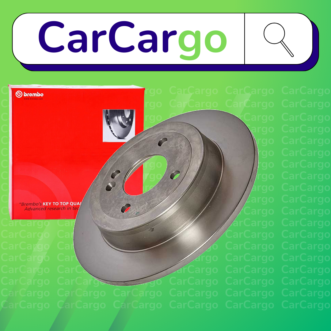 Brembo Solid Rear Brake Discs Pair For Kia Rio 1.4 CRDi 77 2017-2024 262 mm
