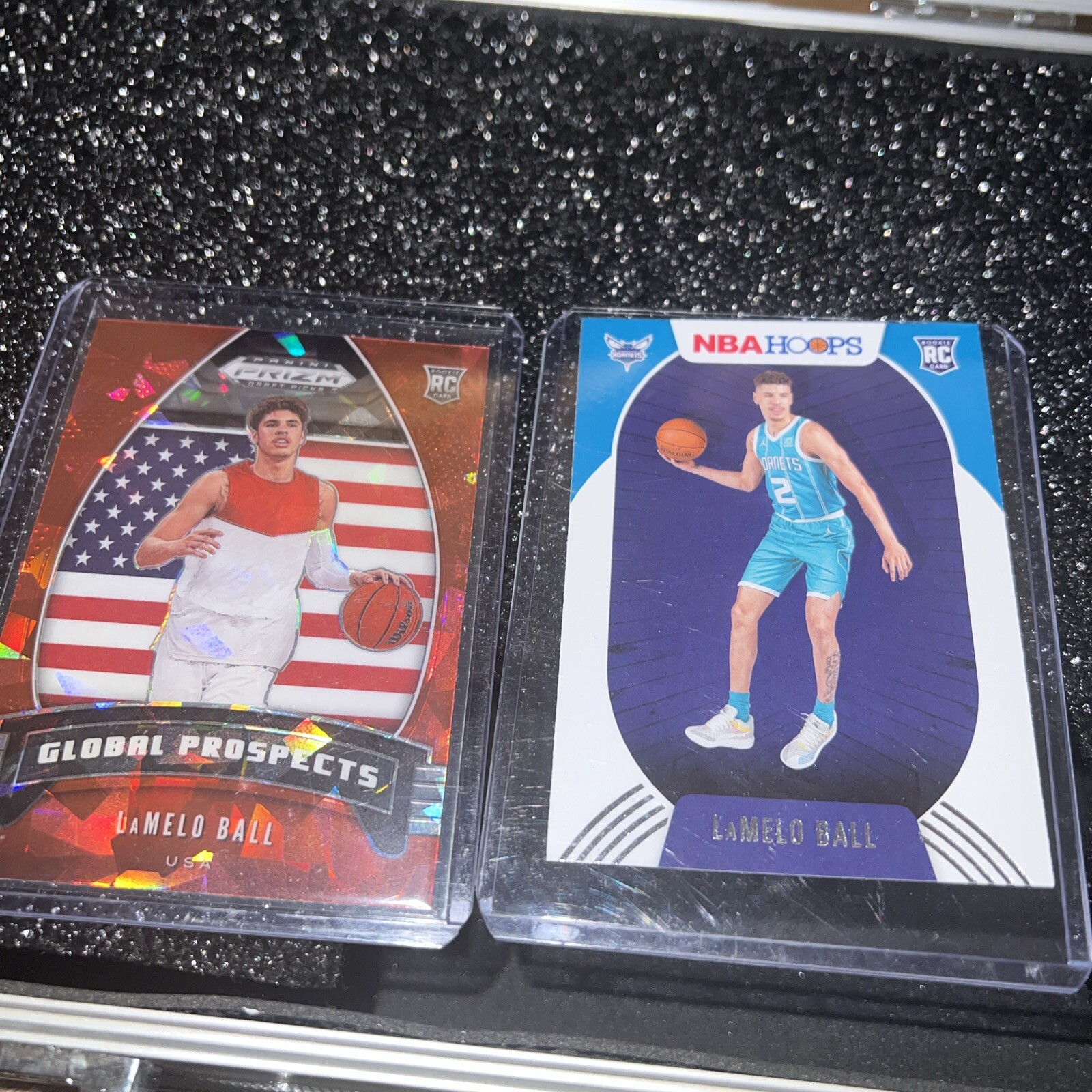 2020-21 PANINI PRIZM LAMELO BALL SILVER HOLO ROOKIE RC HORNETS #278
