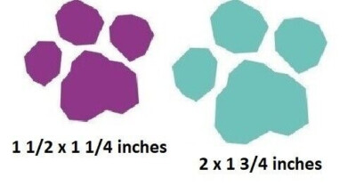 Paw Patrol Paw-prints Wall Decal Peel Stick Art Girl Pup Kids Room Decor Sticker
