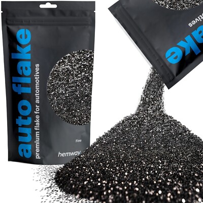 Hemway Auto Flake Glitter Black 0.015
