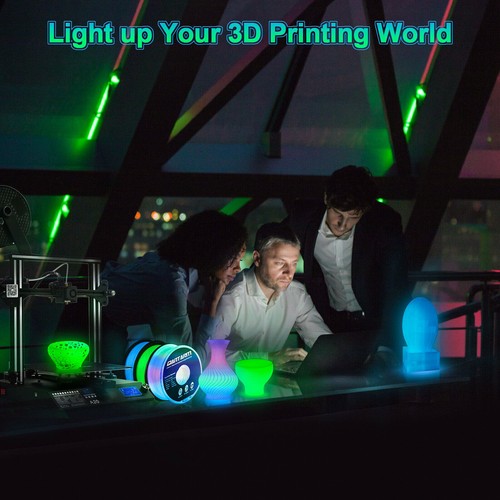 Geeetech Luminous PLA Filament Glow in Dark 1kg 1.75mm Multicolor For 3D Printer - Picture 6 of 27