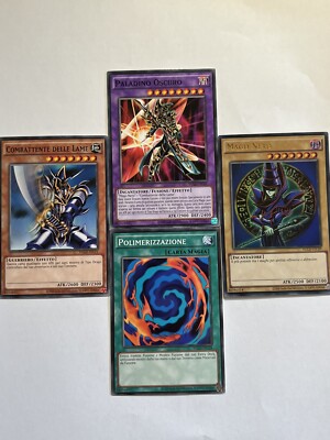 Yugioh - COMBO 4 Karten GEMEINSAMER DUNKLER PALADIN - NEUE KARTEN SCHWARZMAGIER ULTRA RARE