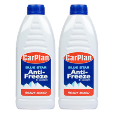 Carplan Blue Star Pre Mixed Anti Freeze & Coolant Concentrate Methanol Free 1L