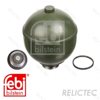 Pneumatic Suspension Sphere Rear Green FEBI For CITROEN Xantia 93-03 5272.36
