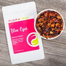 Blue Eyes Hibiscus Fruit Tea (Blueberry) Herbal Loose Leaf Tisane - Fusion Teas