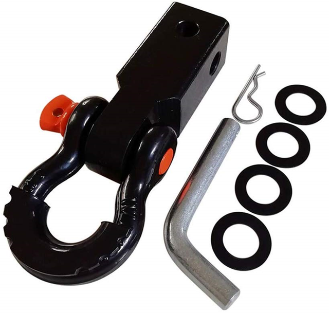 houert Shackle Hitch Receiver 2 Inch, 35000lb Capacity Receiver, Heavy