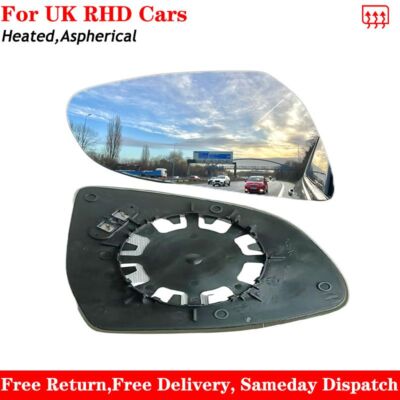 For BMW ix3 2021-2025 Heated Aspherical Wing Mirror Glass Right Driver Side