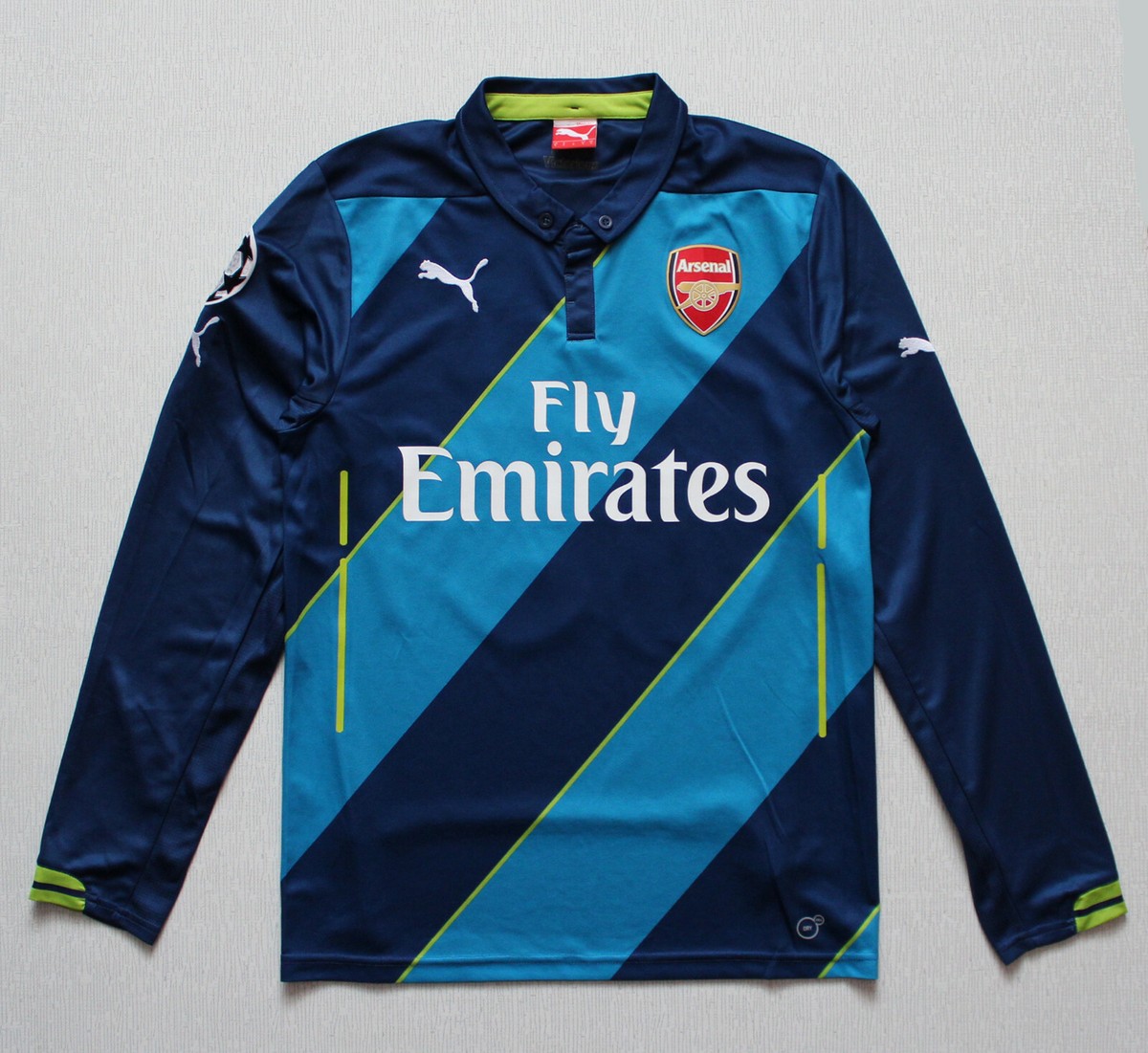 Arsenal 2014 - 2015 Champions League Aaron Ramsey #16 Third