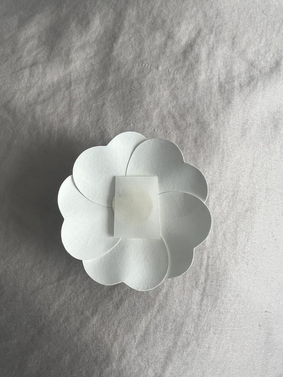 New CHANEL White Camellia Gift Packaging Flower, Great For