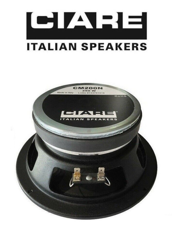 Altoparlante Ciare CM200N SPL Mid-Range 8" 20cm 4 Ohm 250W