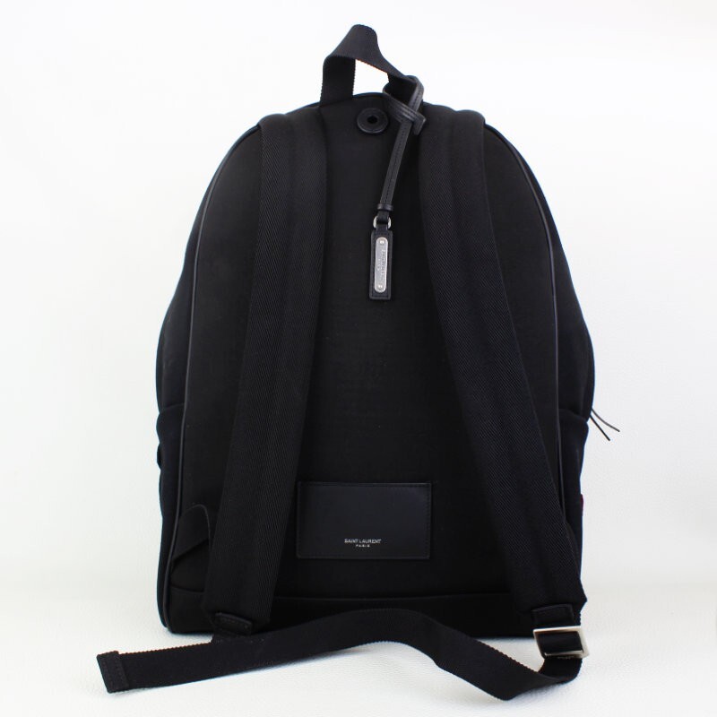 SAINT LAURENT ブラックバックパック Yves Saint Laurent (YSL) Black City Backpack – Couture LV