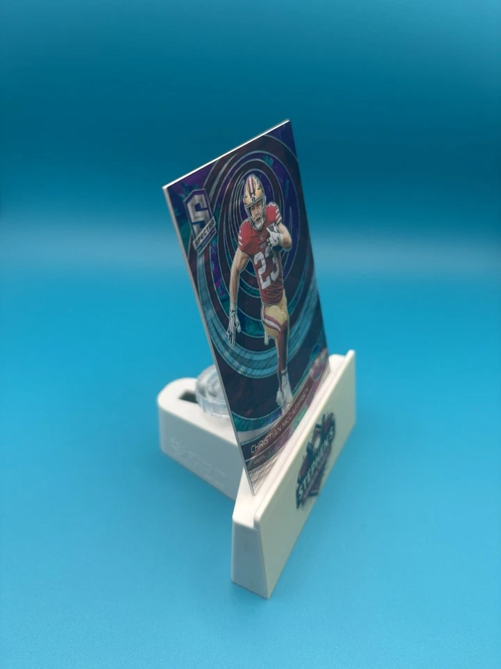 Christian McCaffery 2023 -Panini Spectra Celestial Prizm #85 / 49ers 81/99 - Image 4 of 4