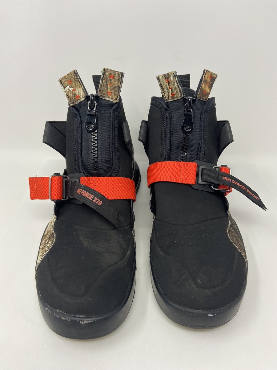 残少Sale!限定!! Nike Air Force 270 Utility Realtree Nike Air Force 270 Utility Realtree Camo/Black/Orange Men's