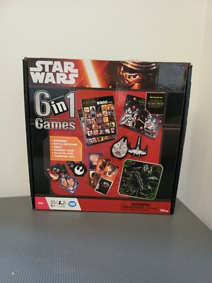 STAR WARS - 6 IN 1 SPIELE - WONDER FORGE - 2015 - KOMPLETT 