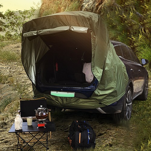 Car Rear Tent Upgrade Universal SUV Tailgate Camping Shelter Waterproof f H2I5 - Picture 9 of 16