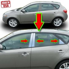 Chrome Pillar Trim For Kia Fortecerato 11-13 Sedanhatchback 6pc Set Door