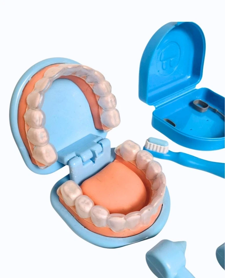 Juego de dentista para niños con herramientas y accesorios modelo de dientes - Juguete educativo para Foto 3 de 4