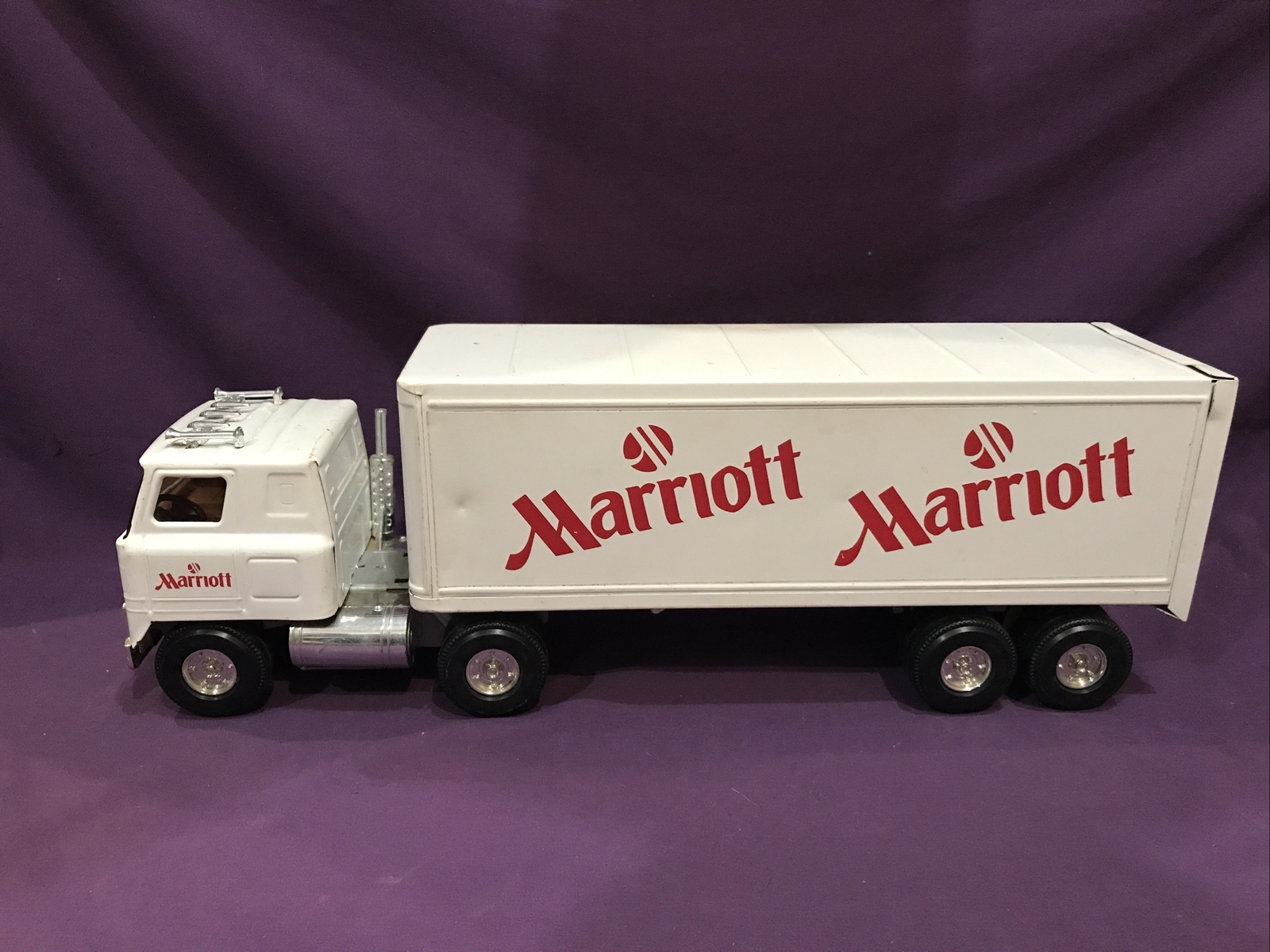 Marriott Semi w/Trailer Ertl Stamped Steel | eBay
