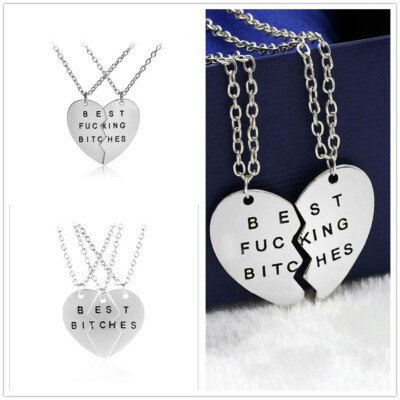 Best Friend Forever Best Bitches 3Piece Love Break Heart