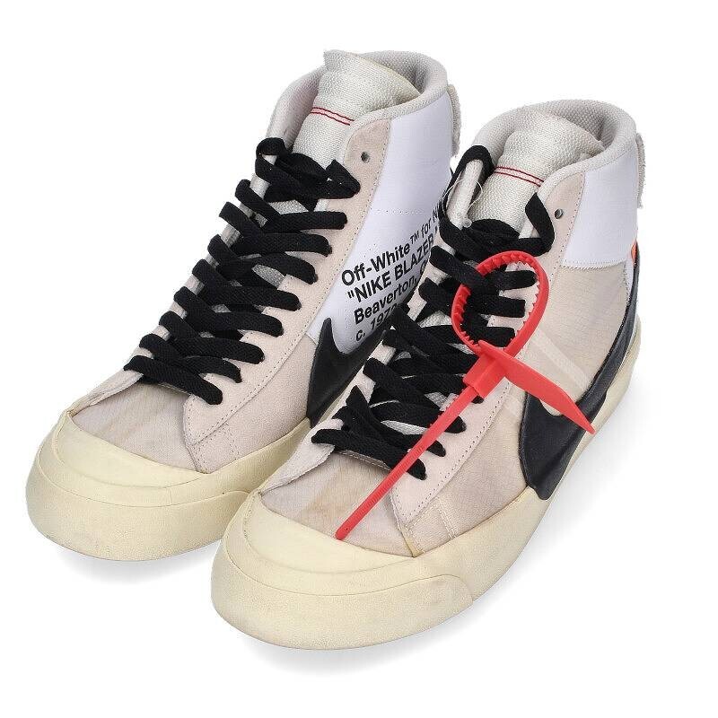 Size 9 - Nike Blazer Mid x OFF-WHITE The Ten 2017 for sale online 限定商品セール off-white NIKE 25cm ten the mid blazer スニーカー