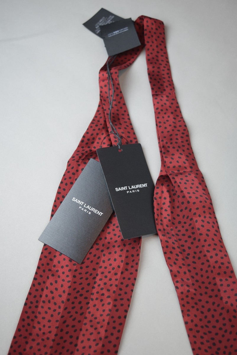 【送料&関税込】Saint Laurent Silk Scarves Saint Laurent YSL Optical Striped Silk Square Scarf | Neiman
