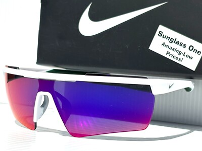 Nike WINDSHIELD ELITE 20 White Gorge Green Frame Field Tint Sunglass CW1167 105
