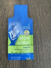 New Mommy  s Bliss Gripe Water Original Relieves Stomach Discomfort Sample