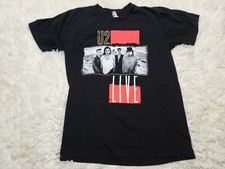2001 U2 JOSHUA TREE 1987 LIVE M BLACK T-SHIRT Made In USA Bono Edge Pop Rock 80s