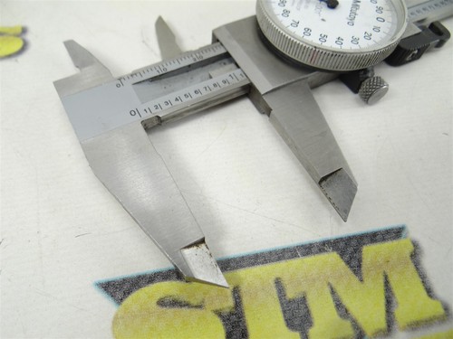 MITUTOYO 6" DIAL CALIPERS .001" SHOCK PROOF 505-626-50 *READ DESCRIPTION - Picture 5 of 8