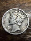 1939-S Mercury Dime - Actual Silver Coin   Same Day Shipping