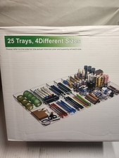 Set Of 25 Trays 4 Sizes For Organizing