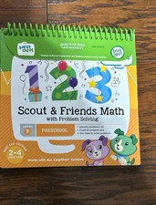 Leap Frog Leap Start Scout & Friends - Math Level 1 PreSchool NEW 40+ Activities