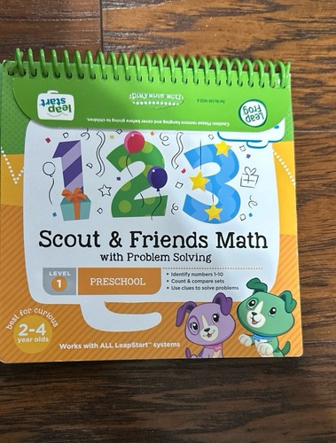 Leap Frog Leap Start Scout & Friends - Math Level 1 PreSchool NEW 40+ Activities - Picture 1 of 1