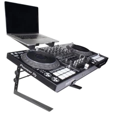 Versatile DJ Stand for Controllers & Laptops, Rubber Padding