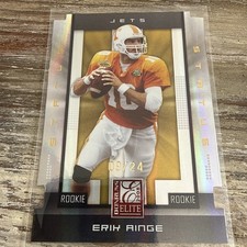 08 Donruss Elite  Rookie Erik Ainge 108 Status Gold DieCut Autographs /24 Error 