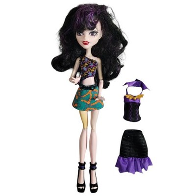 Monster High Vampir Puppe Create CAM Add On Outfit Starter Set Fledermaus 2011 Mattel