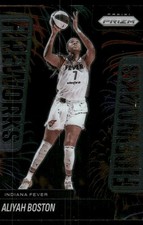 2025 Panini Prizm WNBA Fireworks #3 Aliyah Boston - BSK