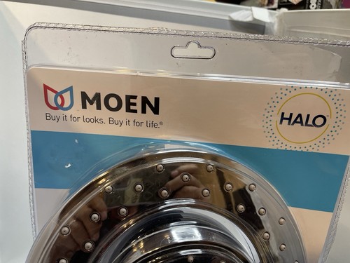 Nuevo cabezal de ducha MOEN HALO 9" acabado cromado nuevo en caja - Imagen 7 de 7