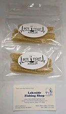 2 PACKS BITE & FIGHT ANGLER 3.5" FLICKER FLUKE SOFT PLASTIC FISHING LURES