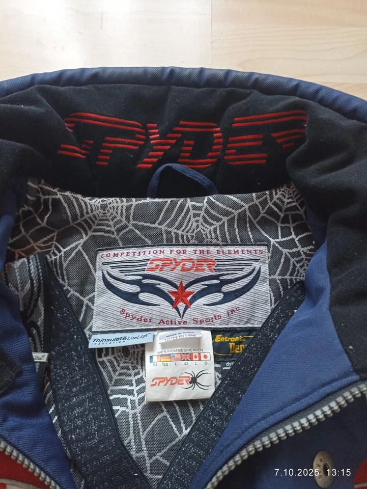 Spyder 2Tlg.Herren Skianzug Gr. L (EU 52)D.Blau-Rot-Weiss - Bild 2 von 4