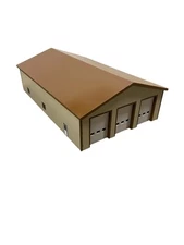 1/64 DCP Custom Shop 50x80 Three Door Tan And Brown 