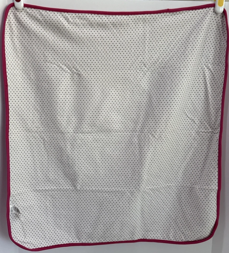 Manta de bebé Child of Mine rosa flores blanco lunares algodón carters floral Foto 3 de 4